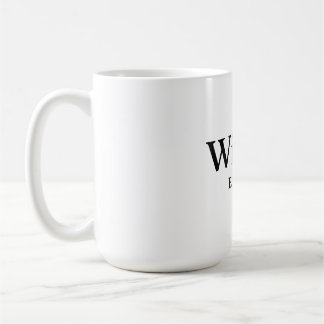 Caneca De Café Design de Tipografia do Nome da Família Wilson