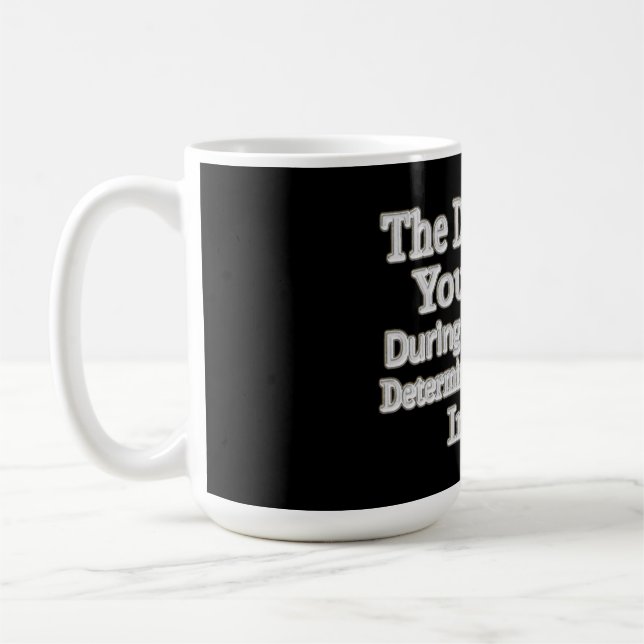 Caneca De Café Design De Trabalho de arte Bonito " Sua Qualidade  (Esquerda)