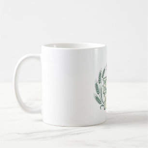 Caneca De Café Design de Trigo de Celeiro Vintage Mãe da Fazenda