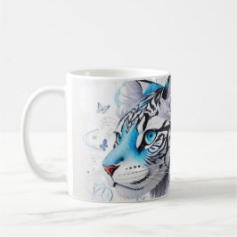 Caneca De Café design de um tigre