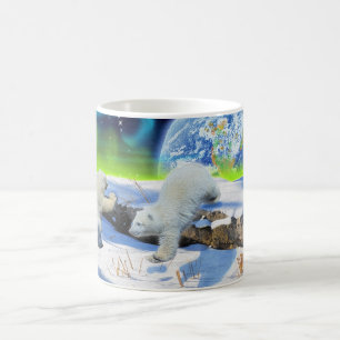 Caneca De Café Design de Ursos para Animais e Animais Selvagens