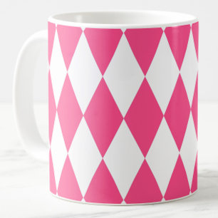 Caneca De Café Design de Verificadores de Ouros de Harlequim Bran