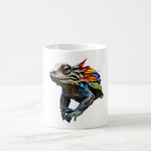Design de Vidro Obtido pela Taça Mosaica do Lizard