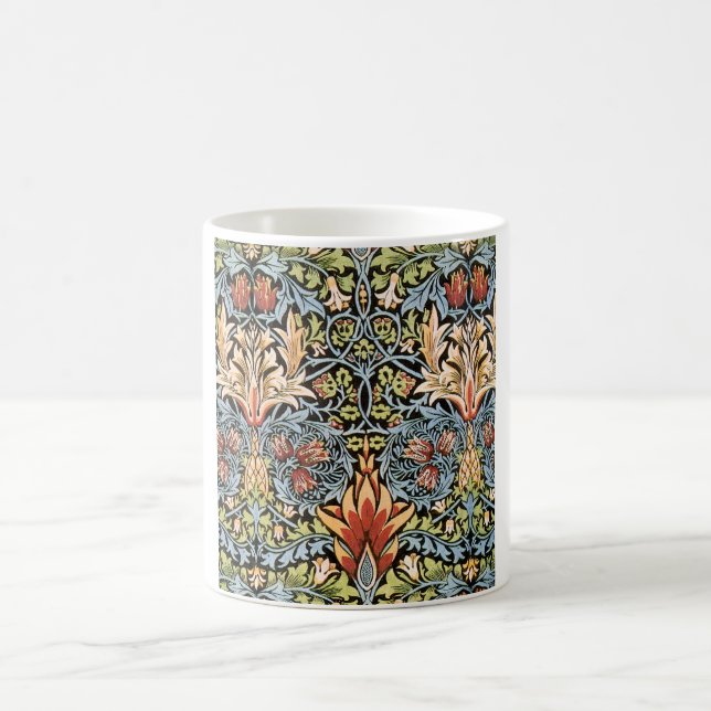 Caneca De Café Design de William Morris Snakeshead (Centro)