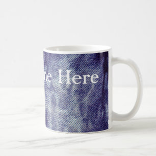 Caneca De Café Design Denim Lavado #6 em Emporio Moffa