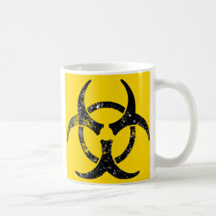 Caneca De Café Design desproporcionado do Biohazard