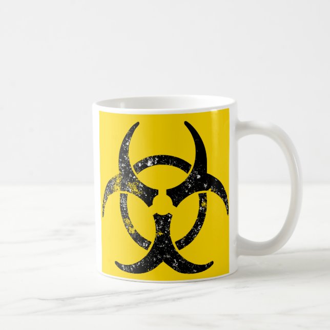 Caneca De Café Design desproporcionado do Biohazard (Direita)