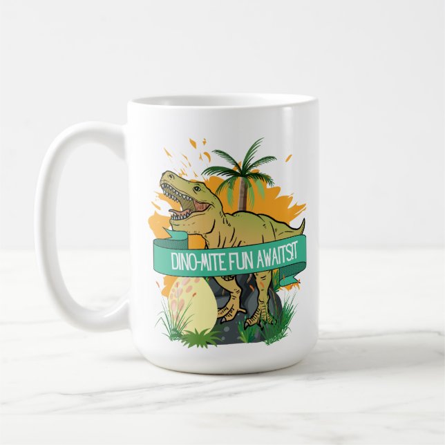 CANECA DE CAFÉ DESIGN DINOSAUR (Esquerda)