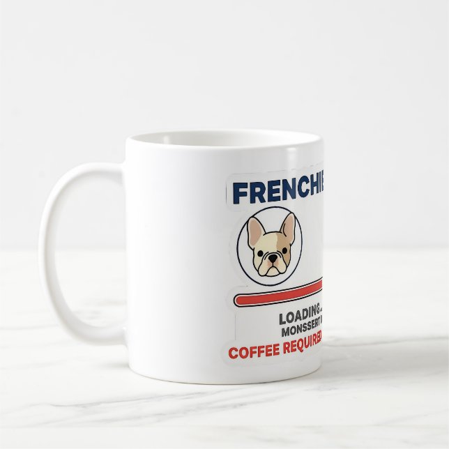 Caneca De Café Design Divertido de Carregamento de Café Necessári (Esquerda)