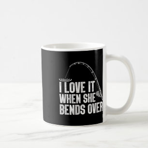 Caneca De Café Design Divertido de Pesca para Homens Mulheres Pes