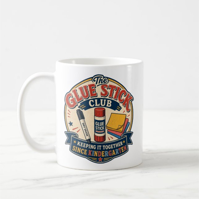 Caneca De Café Design Divertido de Sala de Aula para Professores (Esquerda)