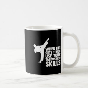 Caneca De Café Design Divertido de Taekwondo para Homens Mulheres