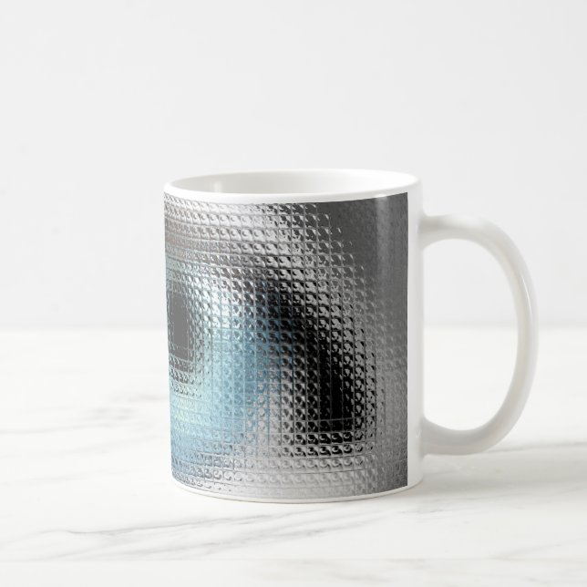 Caneca De Café Design do copo dos olhos azuis (Direita)