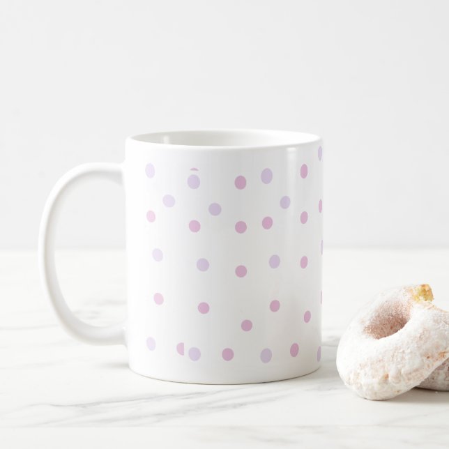 Caneca De Café design do cotovelo pastel (Com Donut)