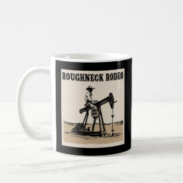 Caneca De Café Design do Cowboy Pump Jack Rodeo, Oilfield Ocident