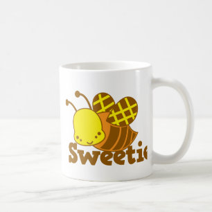 Caneca De Café Design do cutie do kawaii da abelha do mel do