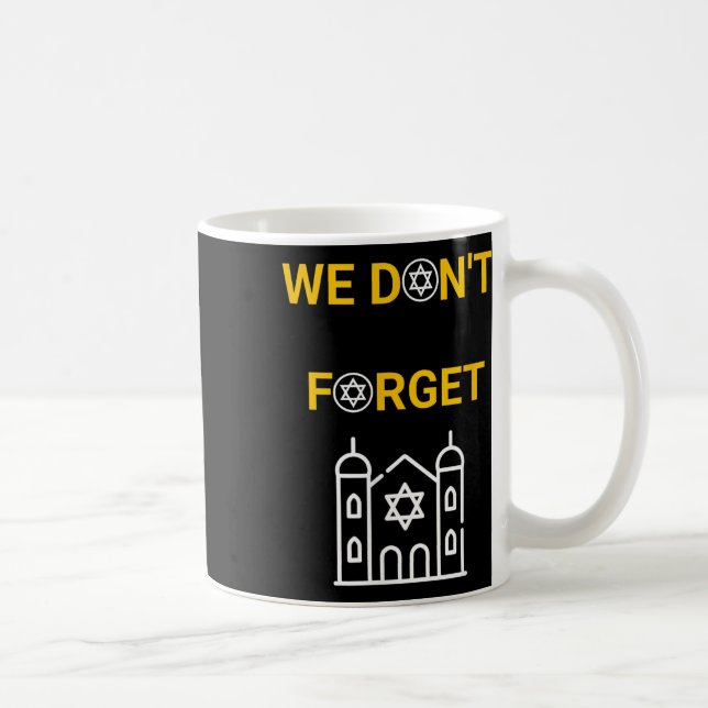 Caneca De Café Design do Dia Memorial do Holocausto (Direita)