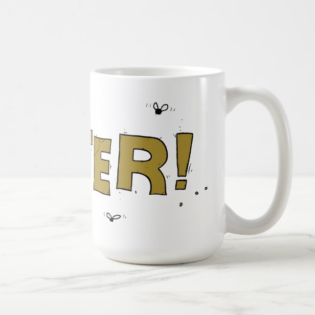 Caneca De Café design do escritório engraçado. (Direita)