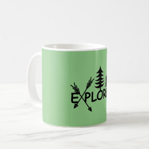 Caneca De Café Design do Explorer - Mug Clássico
