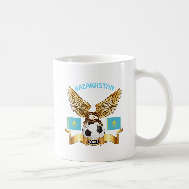 Caneca De Café Design do futebol de Kazakhstan (Direita)