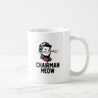 Caneca De Café Design do Meow do presidente (Mao)