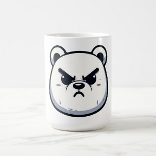 Caneca De Café Design do Urso Polar Zangado