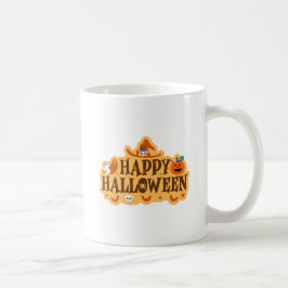 Caneca De Café Design do Vestido Feliz do Halloween