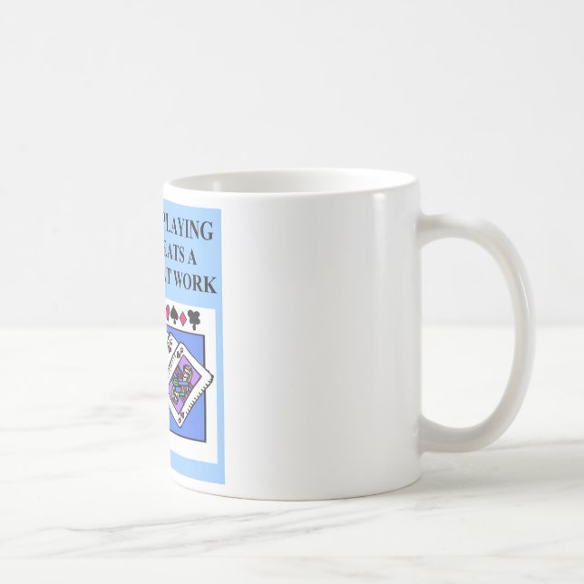 Caneca De Café design duplicado do jogador de ponte (Direita)