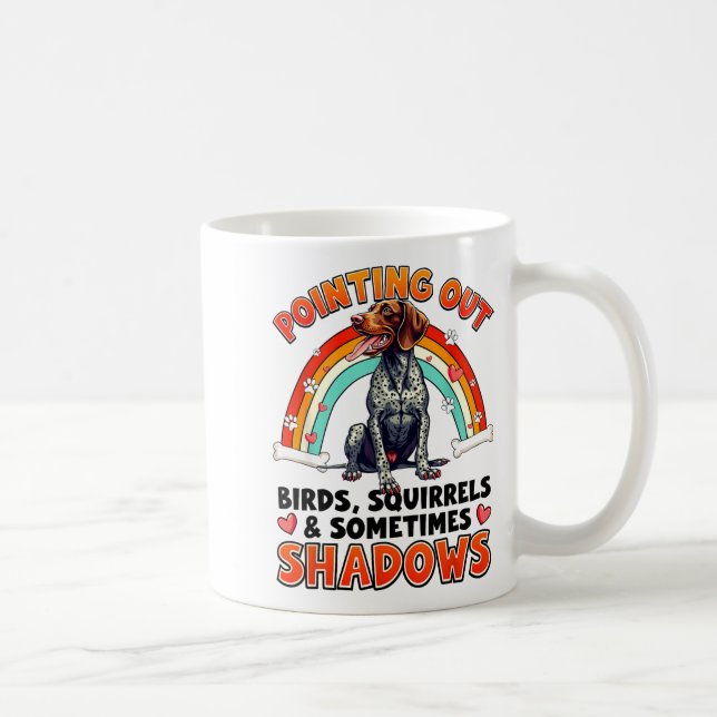 Caneca De Café Design engraçado de Pointer alemão para amantes de (Direita)