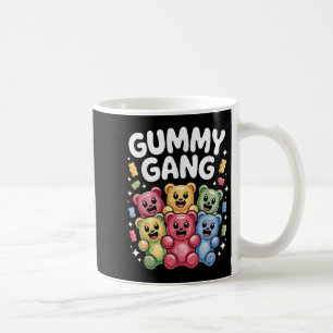 Caneca De Café Design Engraçado Do Urso Gummy Para Homens Mulhere