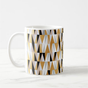 Caneca De Café design escandinava triângulo uniforme vin