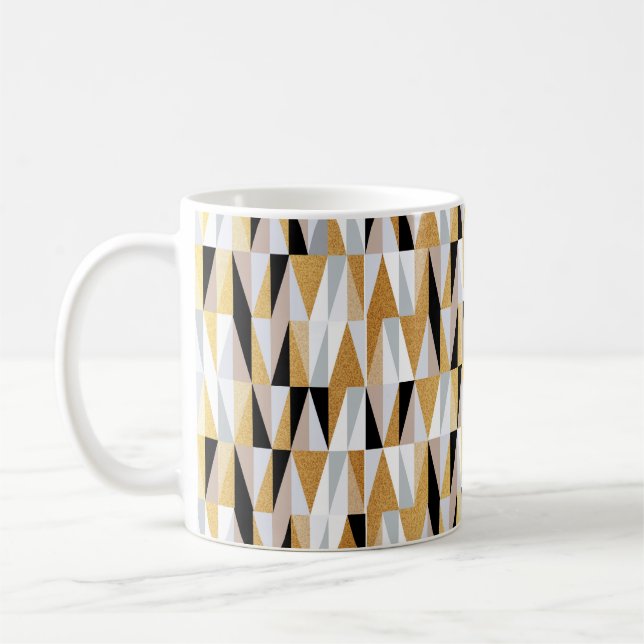 Caneca De Café design escandinava triângulo uniforme vin (Esquerda)
