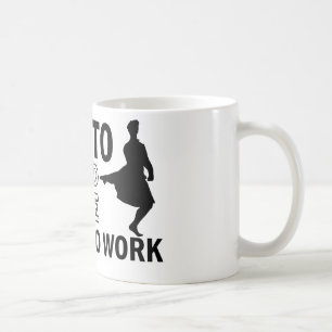 Caneca De Café Design escocês da dança das montanhas