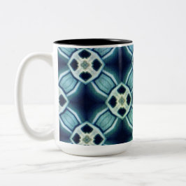Caneca de café design, escura, gráfica, geométrica