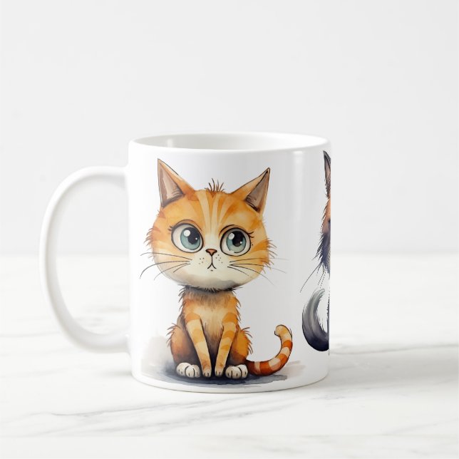 Caneca De Café Design Expresso para café de gato (Esquerda)