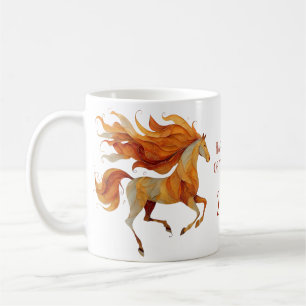 Caneca De Café Design Feliz Ano do Cavalo 2026