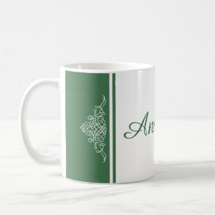 Caneca De Café Design floral elegante