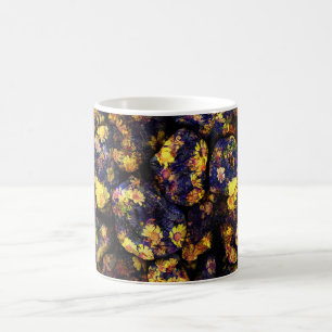 Caneca De Café design floral moderno legal