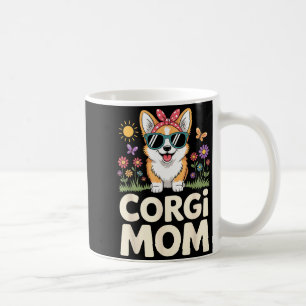 Caneca De Café Design Fofo de Corgi para Mulheres Meninas Mãe Cac