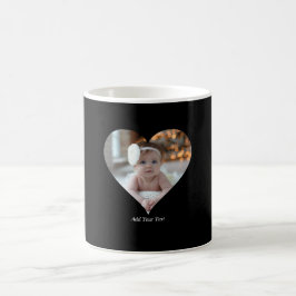 Caneca De Café Design Foto em forma de coração do seu próprio Sol