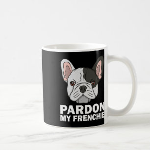 Caneca De Café Design Francês Para Homens, Desculpem Minha Frente