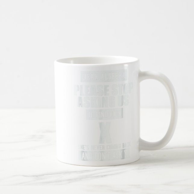 Caneca De Café Design Ft, Caro Álgebra - Engraçado Sloga Matemáti (Direita)