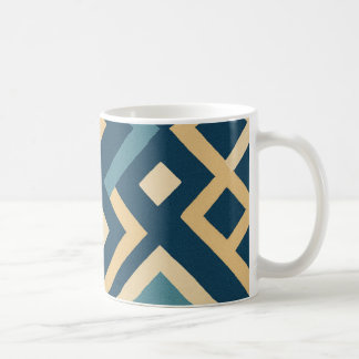 Caneca De Café Design Geométrico Escuro