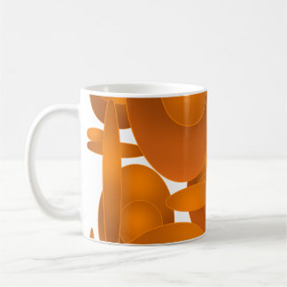 Caneca De Café Design Geométrico Retro Moderno
