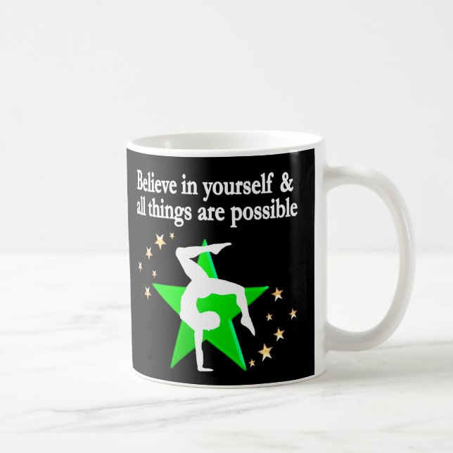 Caneca De Café Design GORGEOSO GREEN GYMNASTICS (Direita)
