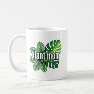 Caneca De Café Design Gráfico Botânico Moderno