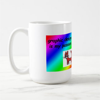 Caneca De Café design gráfico é minha paixão