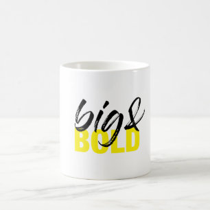 Caneca De Café Design gráfico moderno e urbano vibrante do Big & 