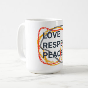 Caneca De Café design gráfico urbano legal, moderno de um ditado