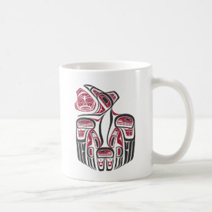 Caneca De Café Design Haida Raven